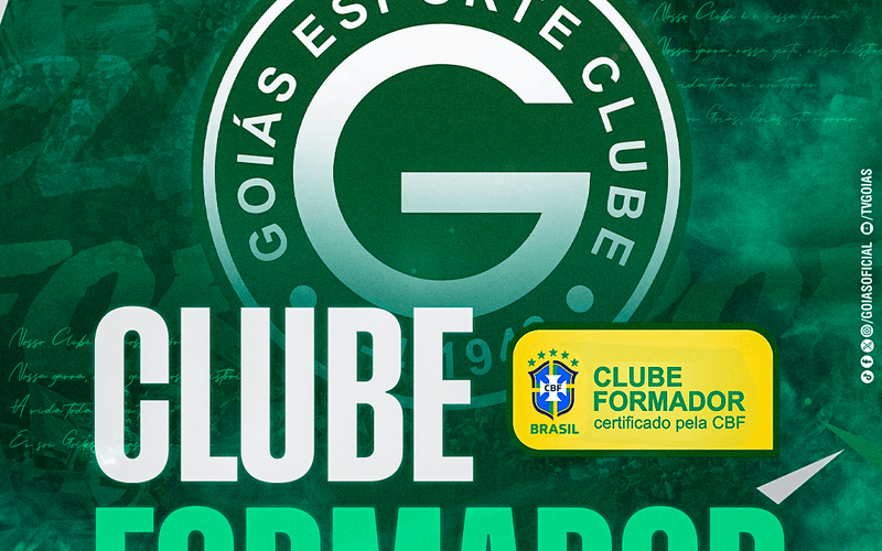Goiás tem seu Certificado de Clube Formador renovado pela CBF