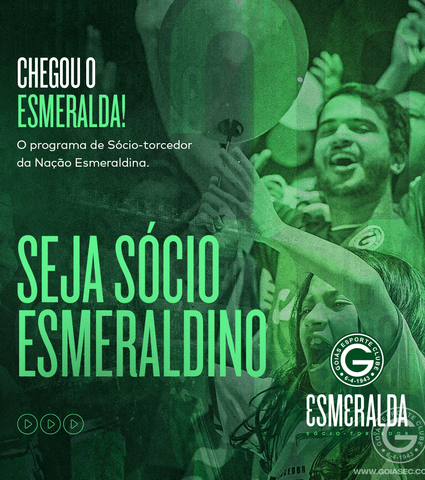 Goiás anuncia Esmeralda, o novo programa de sócio torcedor do clube
