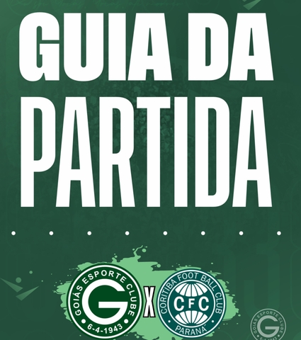Goiás X Coritiba vai começar! Confira o Guia da Partida em 16/05/2024