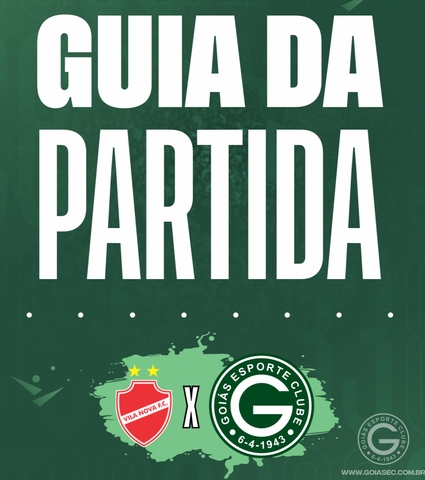 Vila Nova X Goiás vai começar! Confira o Guia da Partida em 23/06/2024