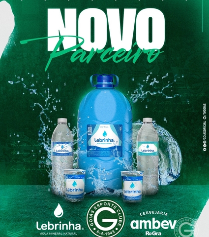Goiás E.C. e Águas Lebrinha anunciam acordo para fornecimento de água mineral