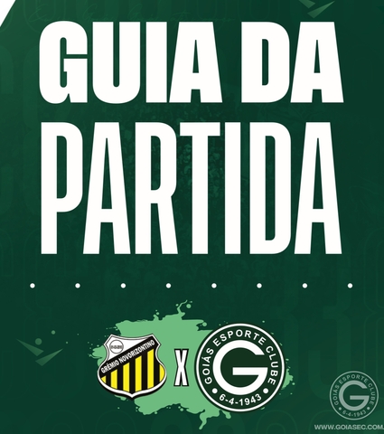 Novorizontino X Goiás vai começar! Confira o Guia da Partida em 04/08/2024