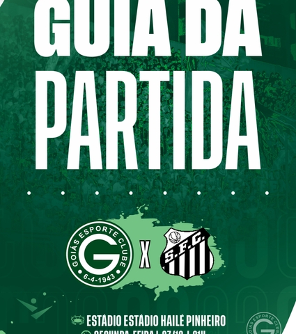 Goiás X Santos vai começar! Confira o Guia da Partida em 07/10/2024