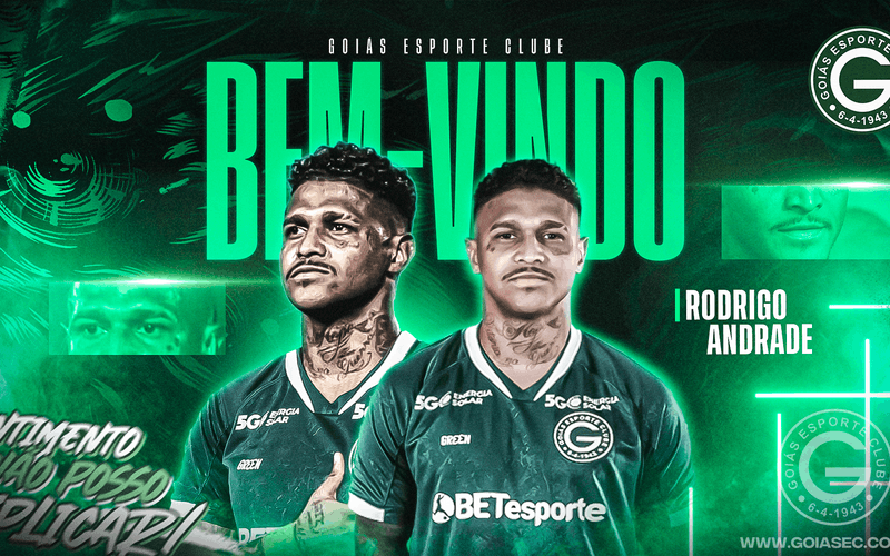 Rodrigo Andrade é o novo reforço do Verdão