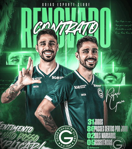Rafael Gava renova com o Verdão
