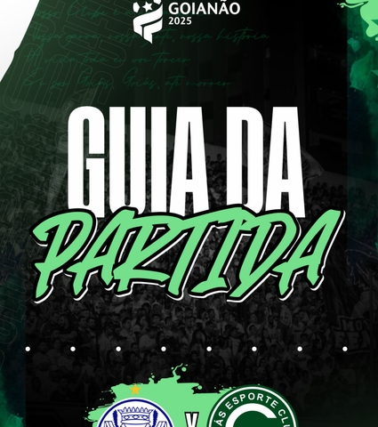 Goiatuba x Goiás vai começar! Confira o Guia da Partida em 15/01/2025