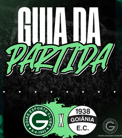 Goiás X Goiânia vai começar! Confira o Guia da Partida em 22/01/2025