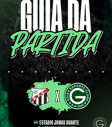 Anápolis X Goiás vai começar! Confira o Guia da Partida em 25/01/2024