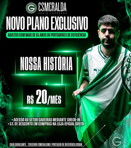 Goiás anuncia novo plano de sócio-torcedor, o Nossa História