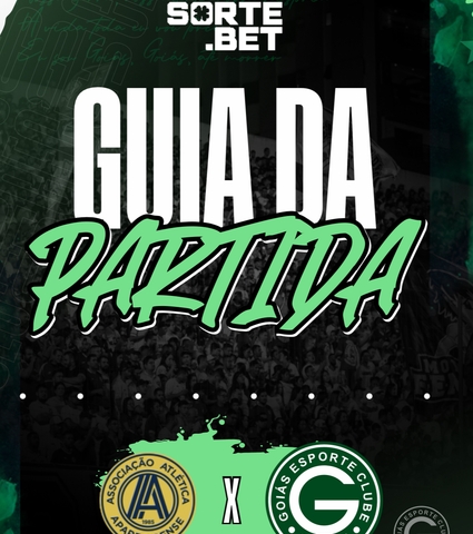 Aparecidense x Goiás vai começar! Confira o Guia da Partida em 13/02/2025