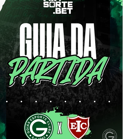 Goiás x Inhumas vai começar! Confira o Guia da Partida em 20/02/2025