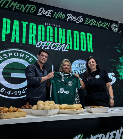Goiás Esporte Clube anuncia novo patrocinador: Pão de Queijo Farias