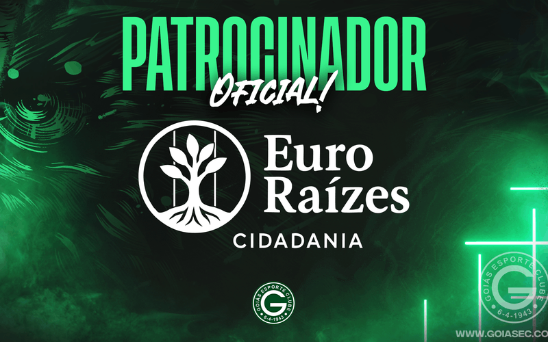 Goiás anuncia novo patrocínio com a Euro Raízes, empresa especializada em cidadania italiana