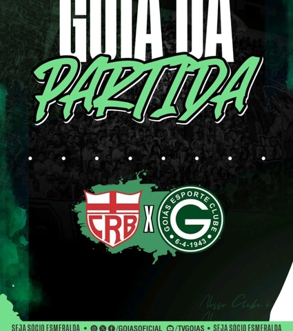 CRB/AL x GOIÁS E.C VAI COMEÇAR! CONFIRA O GUIA DA PARTIDA EM 14/JUNHO/2025