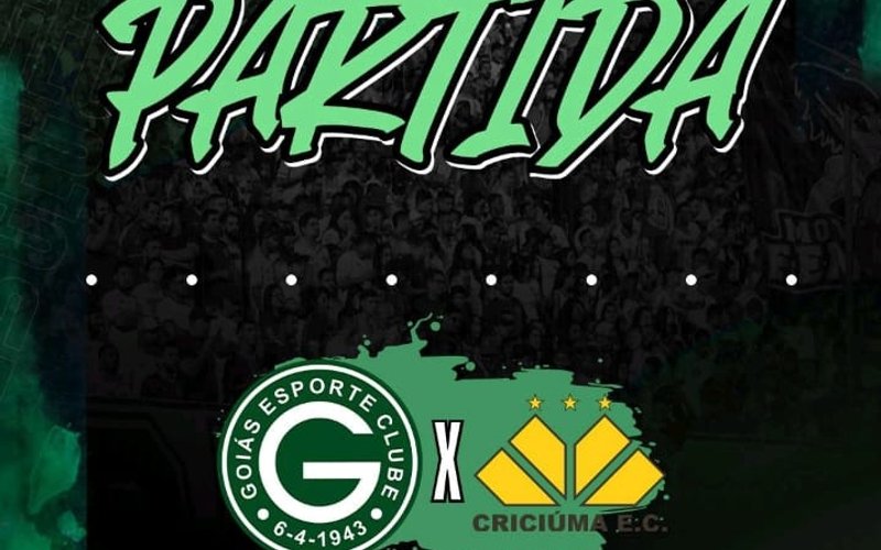 GOIÁS E.C x CRICIÚMA VAI COMEÇAR! CONFIRA O GUIA DA PARTIDA EM 8/JULHO/2025