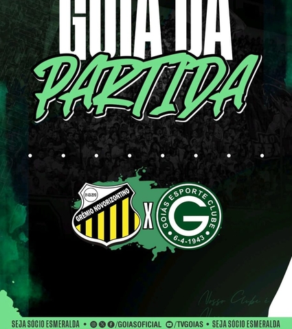 NOVORIZONTINO/SP x GOIÁS E.C VAI COMEÇAR! CONFIRA O GUIA DA PARTIDA EM 23/JULHO/2025