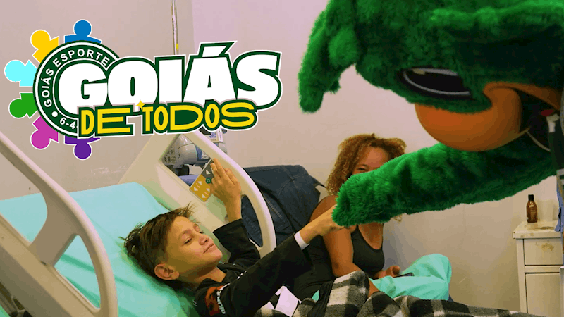 GOIÁS DE TODOS | EP. 7 | MASCOTE DO GOIÁS LEVA ALEGRIA PARA MAIS DE 150 CRIANÇAS DO HECAD