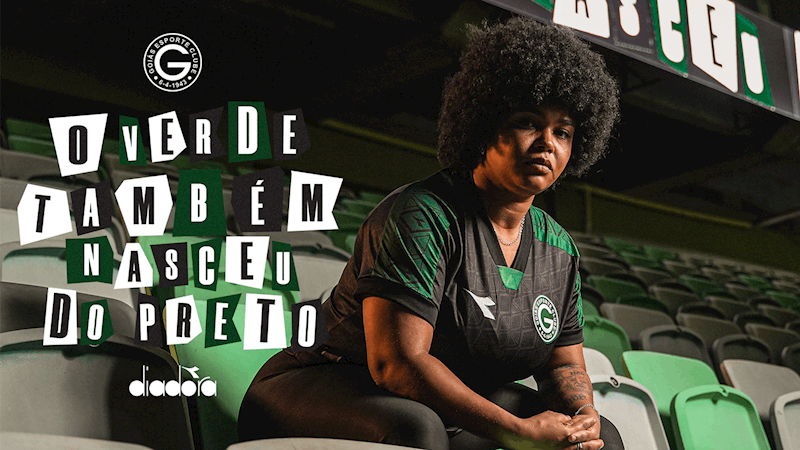 GOIÁS LANÇA CAMISA 'O VERDE TAMBÉM NASCEU DO PRETO' EM PARCERIA COM A DIADORA