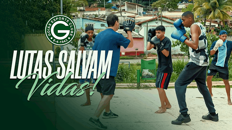GOIÁS ESPORTE CLUBE APOIA PROJETO QUE TRANSFORMA VIDAS POR MEIO DA LUTA